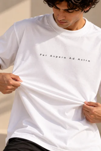 Per Aspera Ad Astra Minimalist T-shirt