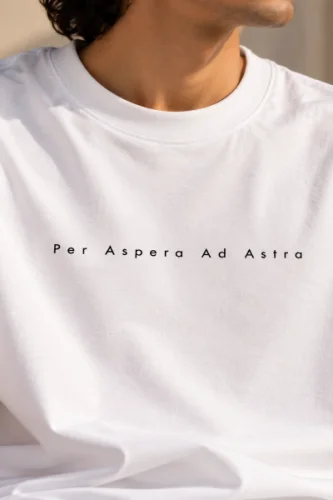Per Aspera Ad Astra Minimalist T-shirt