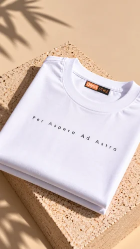 Per Aspera Ad Astra Minimalist T-shirt