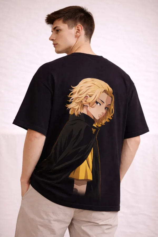 MIKEY – Tokyo Revengers Black Oversized Tee